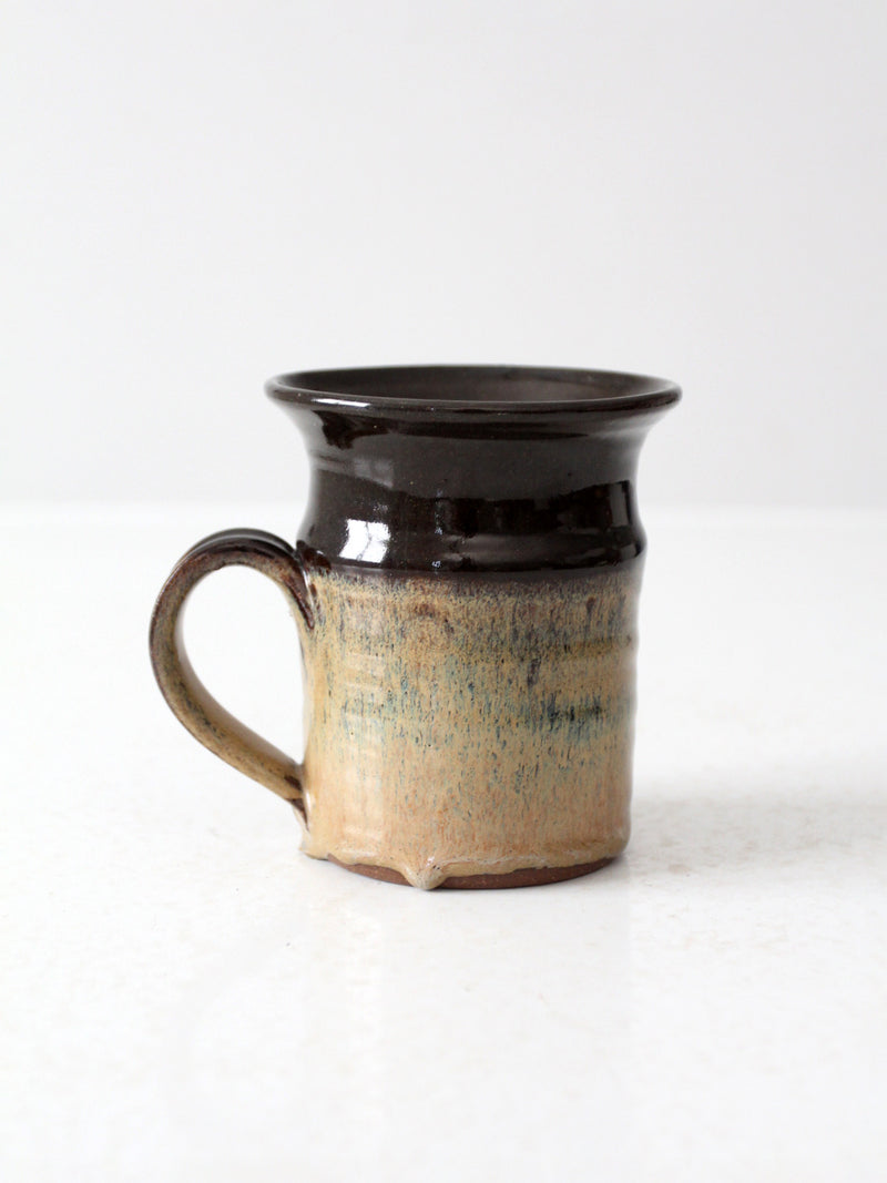 vintage studio pottery mug