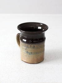 vintage studio pottery mug