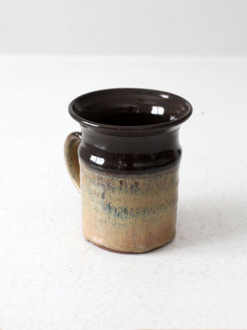 vintage studio pottery mug