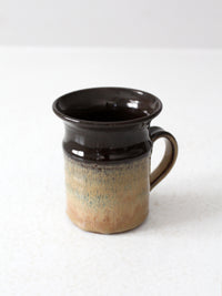 vintage studio pottery mug