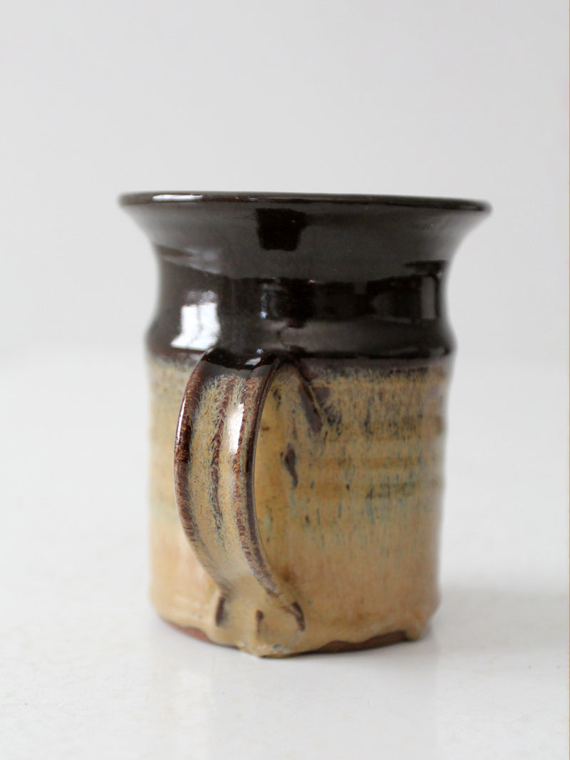 vintage studio pottery mug