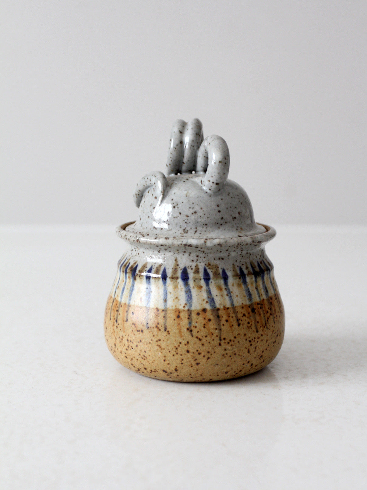 vintage studio pottery jar