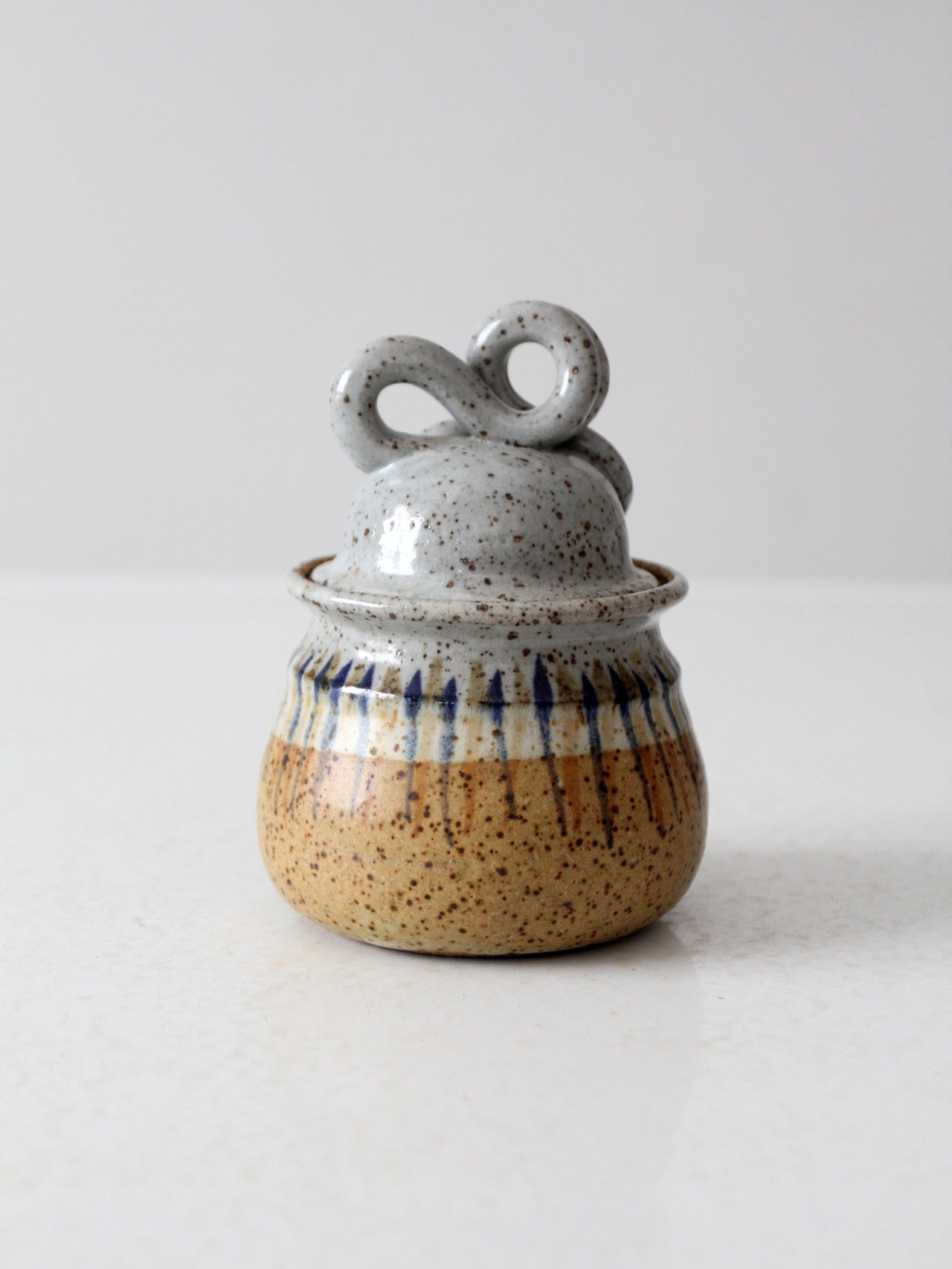 vintage studio pottery jar