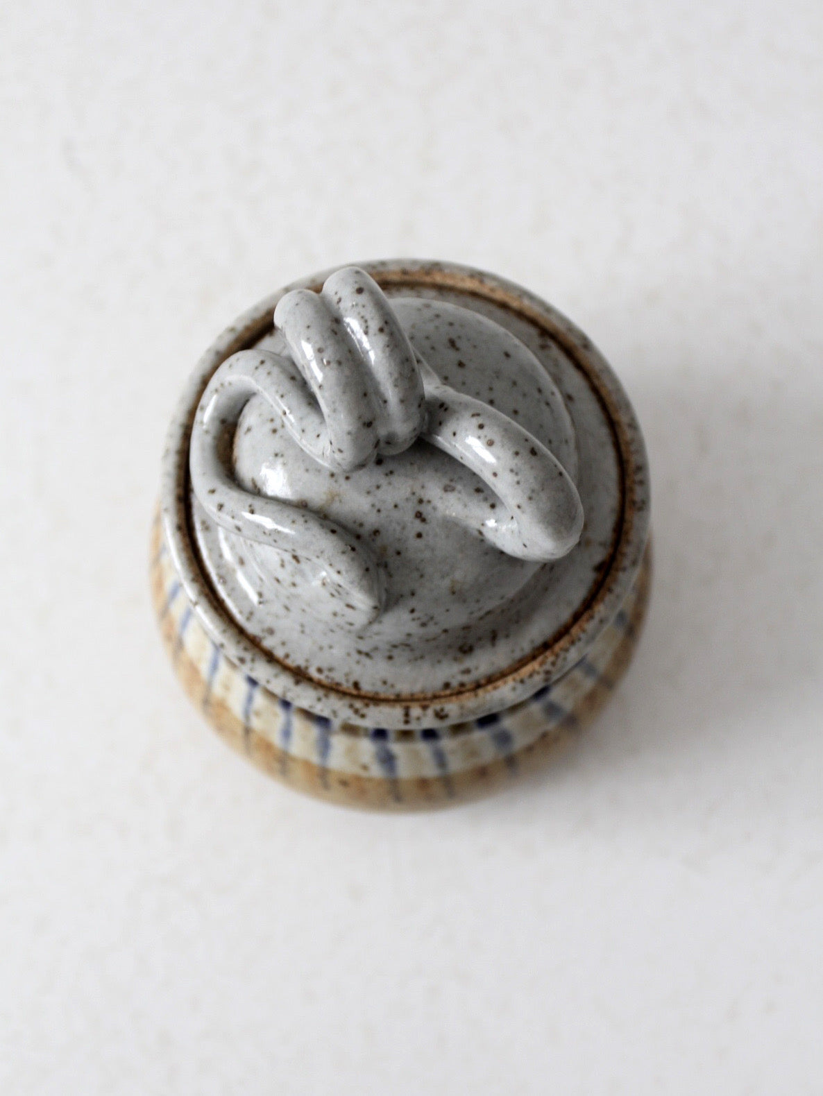 vintage studio pottery jar