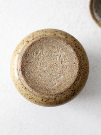 vintage studio pottery jar