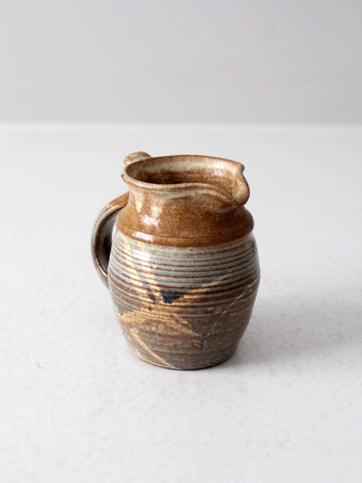 vintage studio pottery pitcher