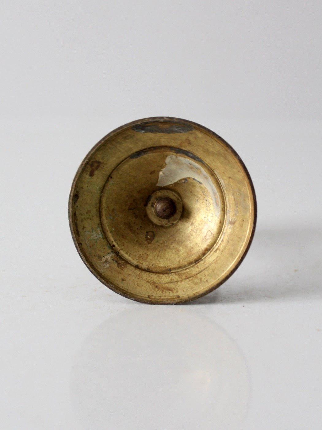 vintage brass candlestick holder