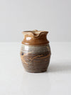 vintage studio pottery pitcher