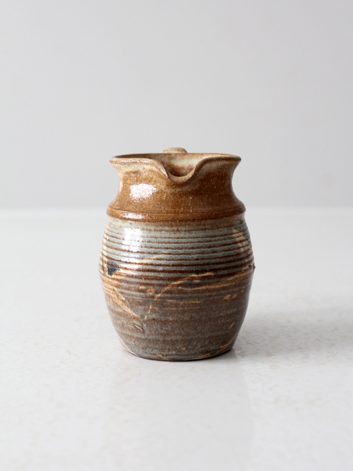 vintage studio pottery pitcher