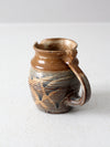 vintage studio pottery pitcher