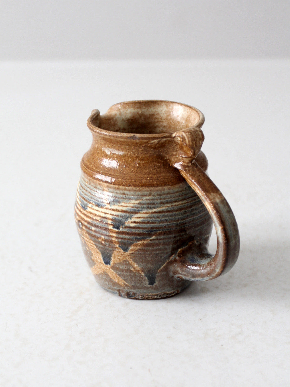 vintage studio pottery pitcher