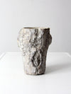 vintage faux bois vase