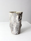 vintage faux bois vase