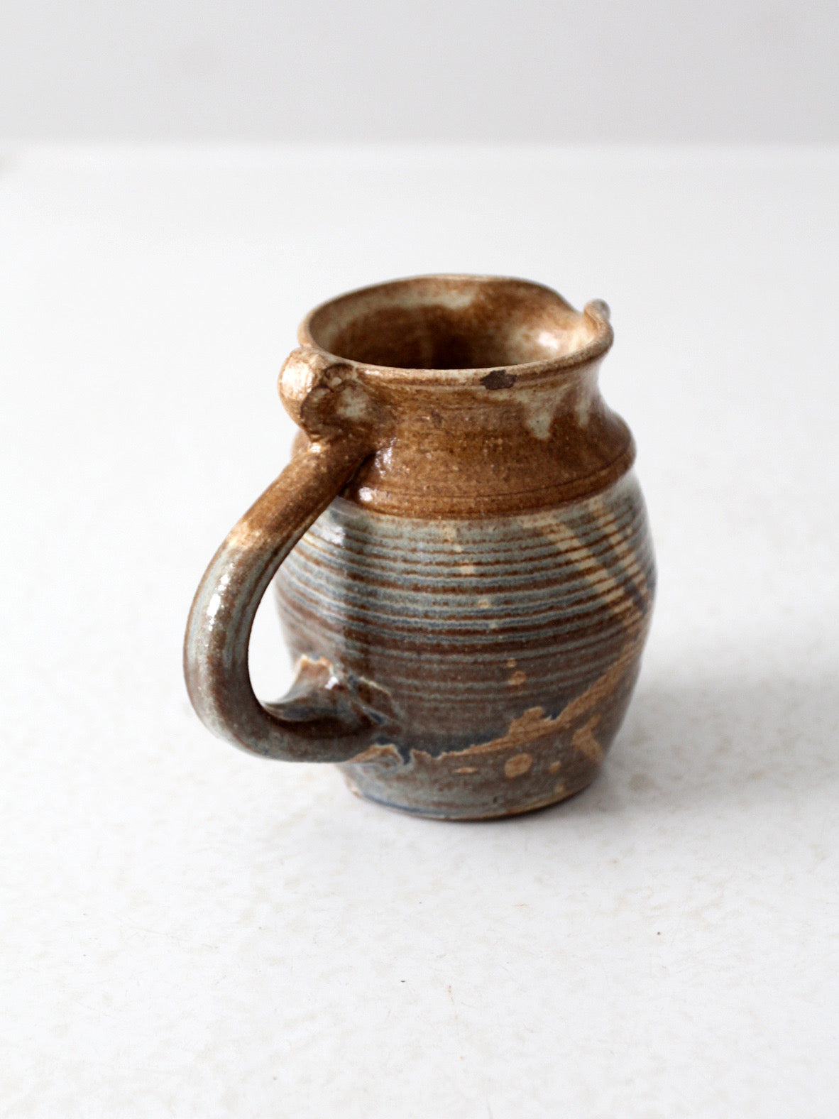 vintage studio pottery pitcher