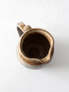 vintage studio pottery pitcher