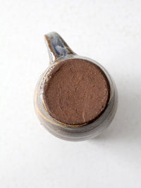 vintage studio pottery pitcher