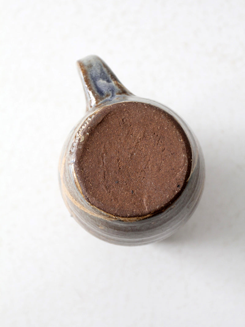 vintage studio pottery pitcher