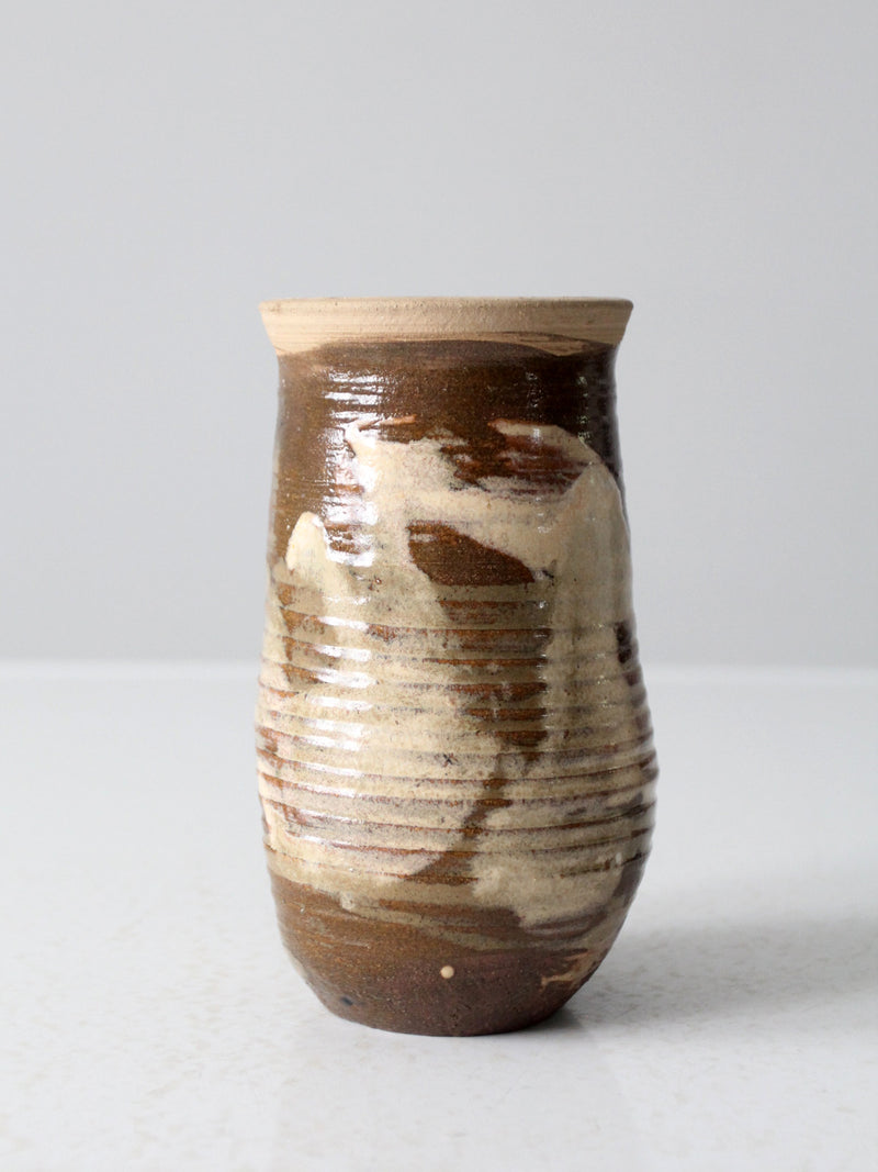 vintage studio pottery vase