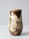 vintage studio pottery vase