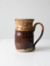 vintage studio pottery pitcher