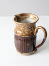 vintage studio pottery pitcher