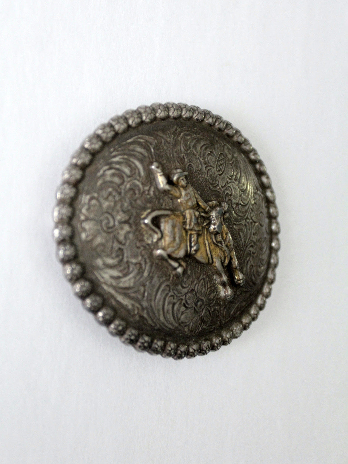 vintage bucking bronco rodeo belt buckle