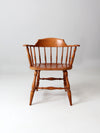 antique low back Windsor arm chair
