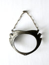 vintage bird motif metal bracelet