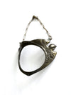 vintage bird motif metal bracelet