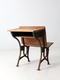 antique American Seating Co school desk