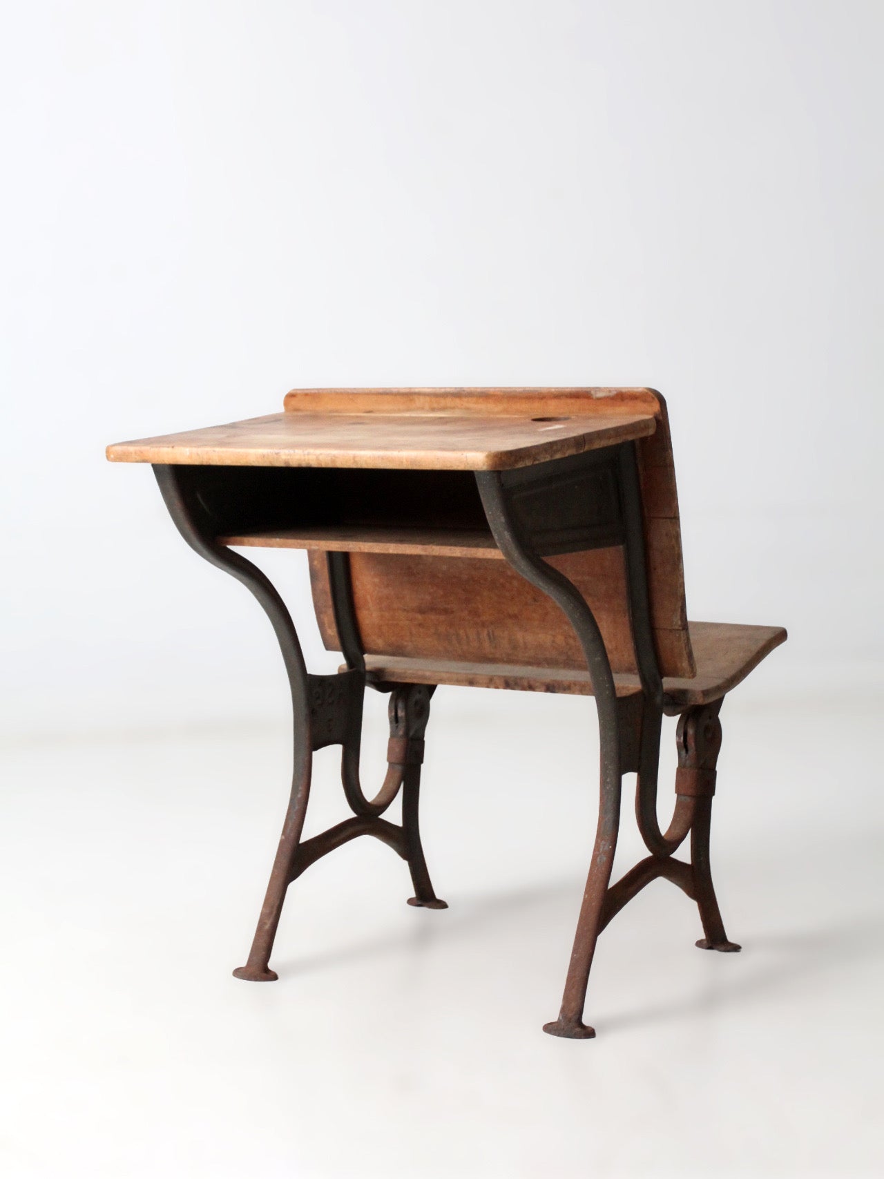 antique American Seating Co school desk