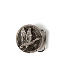 vintage 1980 duck hunting belt buckle