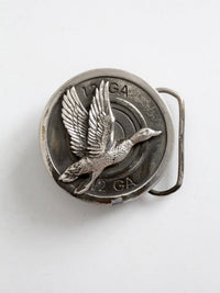 vintage 1980 duck hunting belt buckle