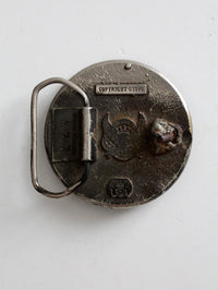 vintage 1980 duck hunting belt buckle