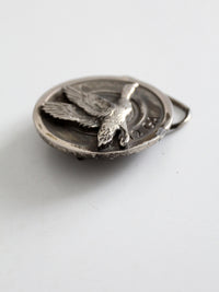 vintage 1980 duck hunting belt buckle