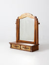 vintage Monterey style dresser mirror