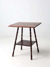 antique oak side table