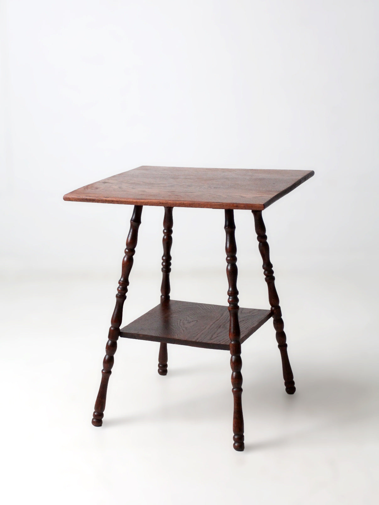 antique oak side table