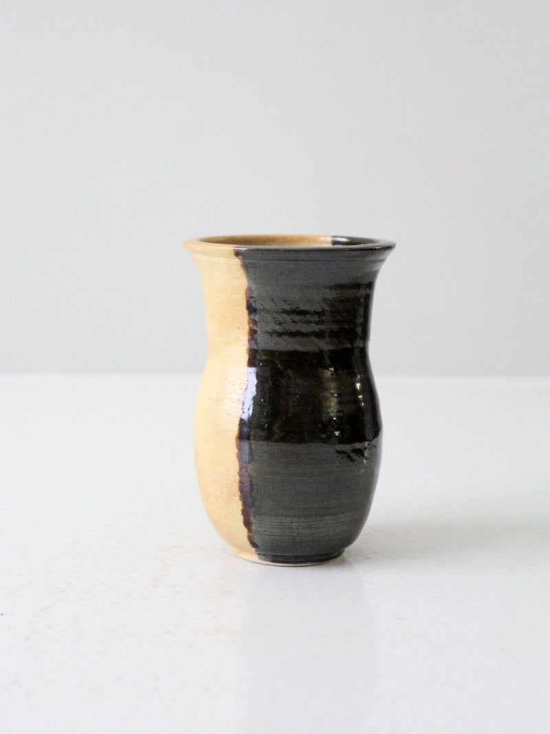 vintage studio pottery vase