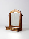 vintage Monterey style dresser mirror