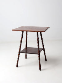 antique oak side table