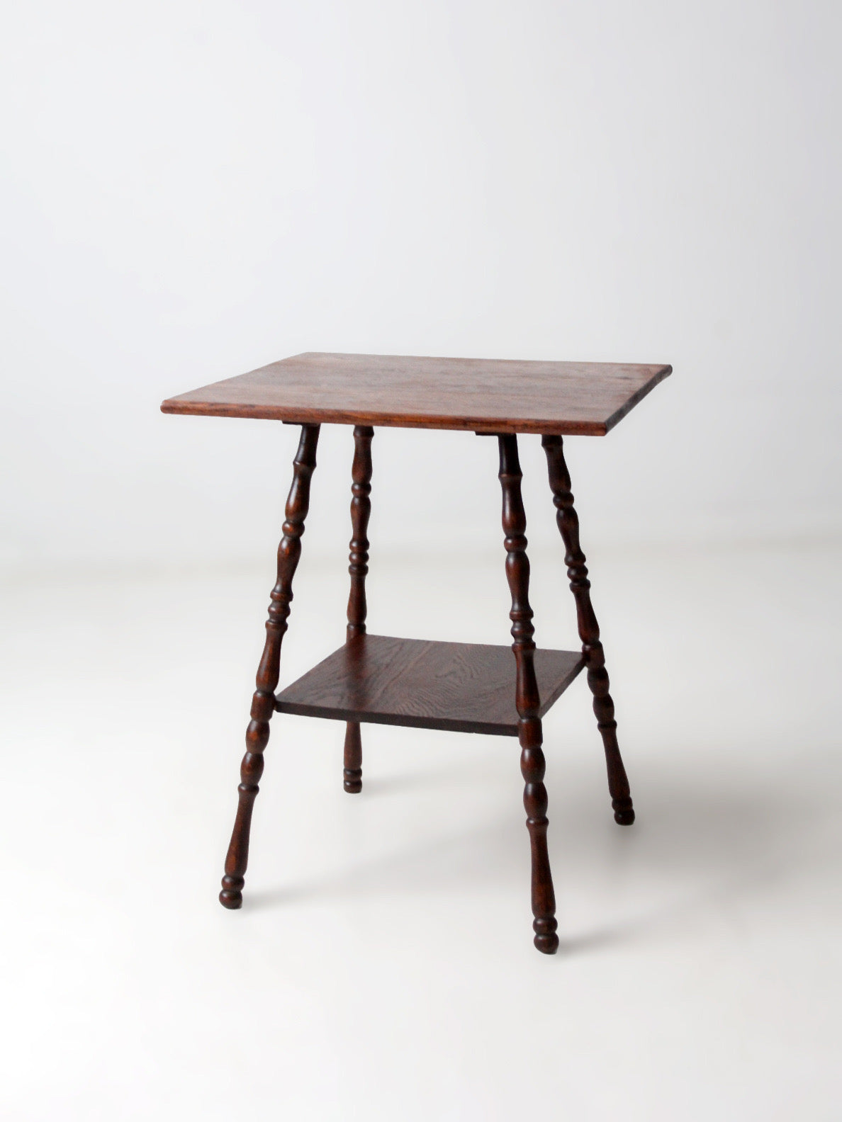 antique oak side table