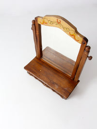 vintage Monterey style dresser mirror