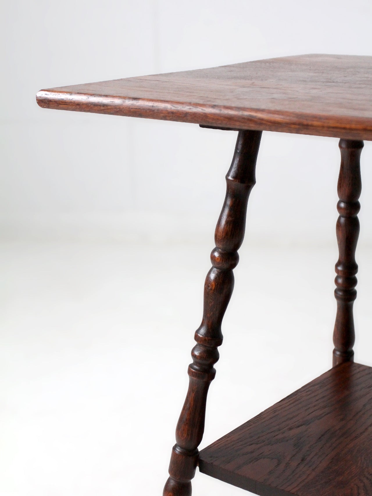 antique oak side table