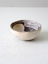 vintage Michael Kanteena Mimbres style pottery bowl