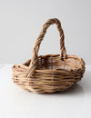 vintage woven basket