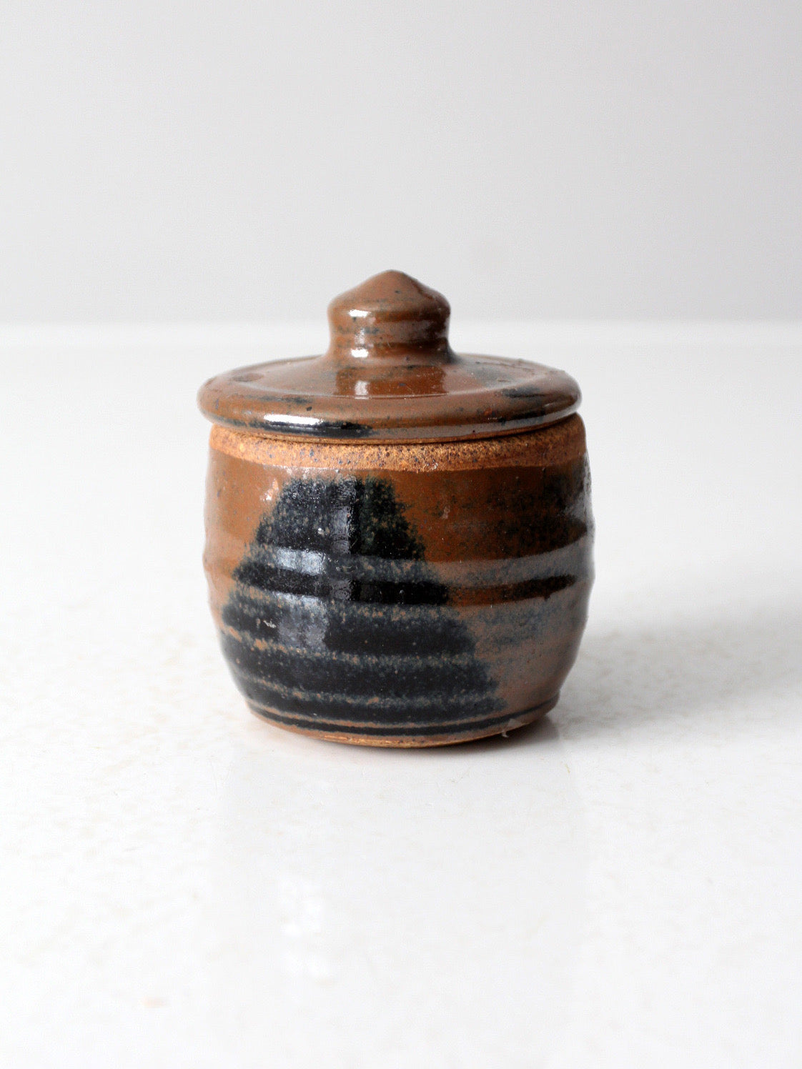 vintage studio pottery jar