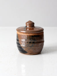 vintage studio pottery jar