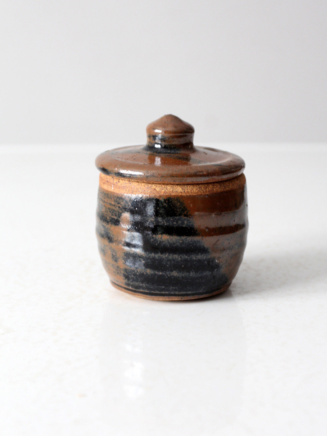 vintage studio pottery jar