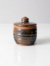 vintage studio pottery jar